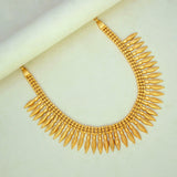 Gold-Plated-Traditional-Leaf-Motif-Necklace-Wbg