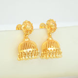 Gold-Plated-Traditional-Mini-Jhumka-Earrings-Wbg