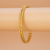 Gold Plated Twisted Coir Bangles