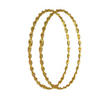 Gold Plated MC Spiral Bangles