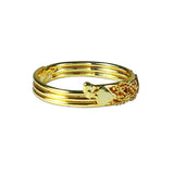 Gold-plated-knot-and-heart-finger-ring