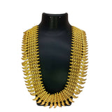 Gold Plated South Indian Broad Bridal Mango Long Chain