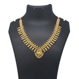 Gold plated south indian traditional designer necklace