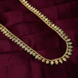 Gold Plated Traditional Leaf Bridal Long Chain