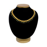 Stylish Gold Plated Crystal Hanging Ball Chain Necklace