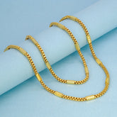 Stylish Gold Plated Thick Box Savitham Chain