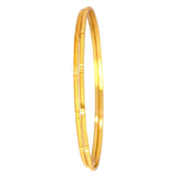 Gold Plated Classic Thin Bangles