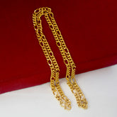 Premium Gold Plated Trendy Figaro Unisex Sachin Chain