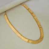 Ethnic Gold Plated Head Kasu Long Chain