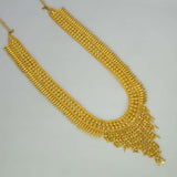 Broad Pichimottu/Jasmine Elakkathali Long Chain Necklace