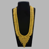 Broad Pichimottu/Jasmine Elakkathali Long Chain Necklace