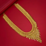 Broad Pichimottu/Jasmine Elakkathali Long Chain Necklace
