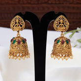 Kemp Stone Antique Lakshmi Jhumka