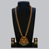 Antique Lakshmi Long Chain Set Bridal & Festive Wear - Multi-colour