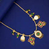 Enchanting Heritage Gold Plated Pendants Necklace