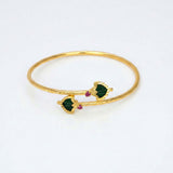 Kerala Gold Plated Open Palakka Bangle Bracelet