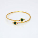 Kerala Gold Plated Open Palakka Bangle Bracelet