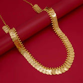 Traditional Gold Plated Lakshmi Cash Bridal Long Chain