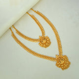 Matte Gold Plated Lakshmi Mango Bridal Jewellery Set