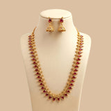 Matte-Gold-Plated-Red-Gopi-Long-Chain-Set-dmo