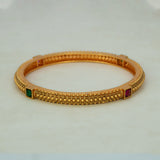 Antique Matte Multi-Colour Kemp Stone Bangle