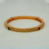 Antique Matte Multi-Colour Kemp Stone Bangle