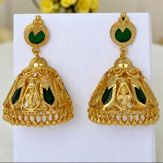 സ്റ്റൈലിഷ് കേരള പരമ്പരാഗത നാഗപദം ജുംക കമ്മലുകൾ