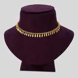 Gold Plated Link Chain 1-Line Elakkathali Necklace
