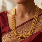 Kerala Traditional Gold Plated Puli Nakham Long Necklace