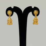 Gold-Plated Small Nest Jhumka Earrings