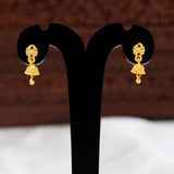 Floral Ruby CZ Stone Small Kids Jhumka