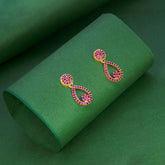 Premium Fashion Tear Drop Design Stone Earrings