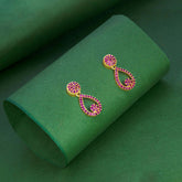 Premium Fashion Tear Drop Design Stone Earrings