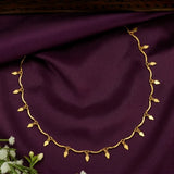 Gold Plated Wavy Chain Elakkathali Necklace