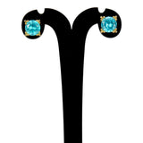 Gold-Plated-Large-Blue-Stone-Stud-Earrings