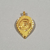 Stunning Gold Plated Om Thali Pendant