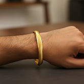 Stylish Designer Gold Plated Gent's Bangle
