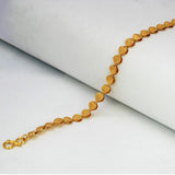 Stylish Gold Plated Designer Leaf Bracelet