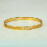 Exquisite Textured Mesh Design Kada Bangle