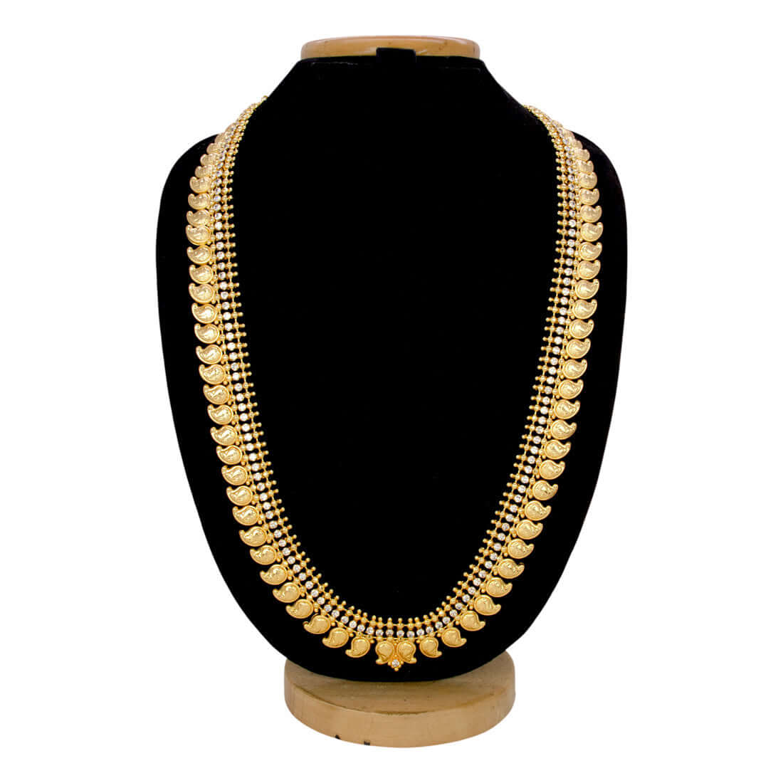 Traditional-Gold-Plated-Long-Mango-CZ--Stone-Haram