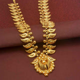 Traditional Golden Wedding Mango Long Chain Haram