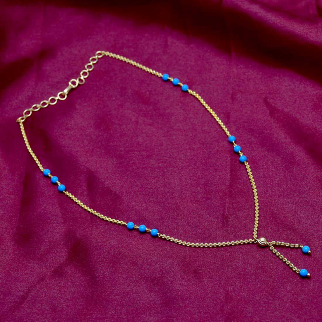 Turquoise-stone-cutting-chain