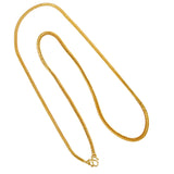 Versatile Gold Plated Designer Foxtail Chain