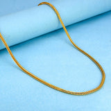 Versatile Gold Plated Designer Foxtail Chain