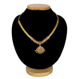 Alluring Gold Plated Adiga Ruby Stone Pendant Necklace - KSupreme