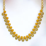 Alluring Gold Plated American Diamond Necklace