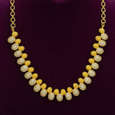 Alluring Gold Plated American Diamond Necklace