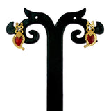 Beautiful Gold Plated Traditional Mango Ear Studs - K Supreme