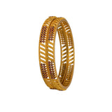 Chettinad Designer Matte Ruby Stone Bangles - KSupreme