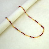 Classic Golden Beads Crystal Chain For Women - K Supreme